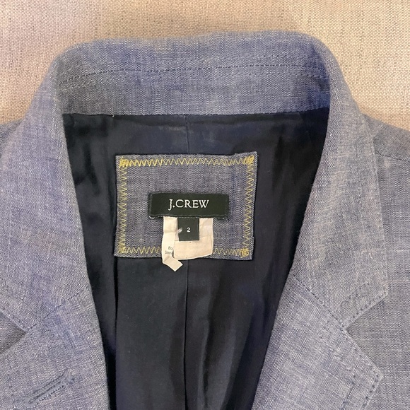 J Crew Jean Chambray Blazer - Picture 3 of 5